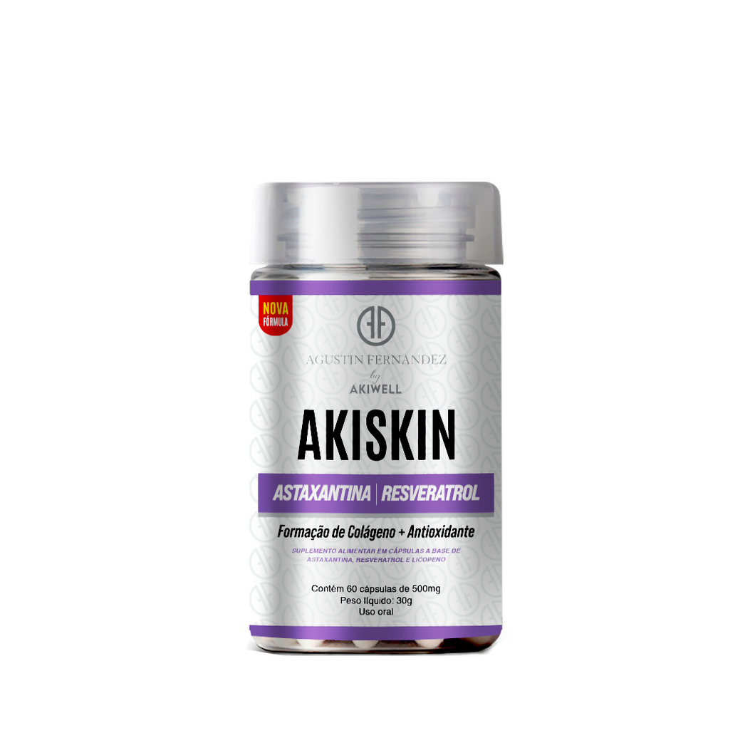 AKISKIN Astaxantina + Resveratrol - 60 cápsulas REJUVENESCE